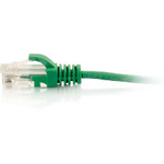 C2G 10ft Cat6 Snagless Unshielded (UTP) Slim Ethernet Cable - Cat6 Network Patch Cable - PoE - Green