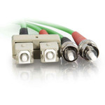 C2G-3m SC-ST 62.5/125 OM1 Duplex Multimode PVC Fiber Optic Cable - Green