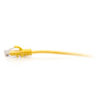 C2G 25ft (7.6m) Cat6a Snagless Unshielded (UTP) Slim Ethernet Patch Cable - Yellow