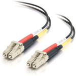 C2G-10m LC-LC 62.5/125 OM1 Duplex Multimode Fiber Optic Cable (Plenum-Rated) - Black