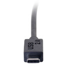 C2G 12ft USB 2.0 USB-C to USB-B Cable M/M - Black