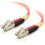 C2G 3m LC-LC 50/125 OM2 Duplex Multimode Fiber Optic Cable (Plenum-Rated) - Orange