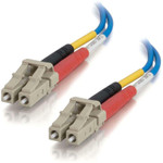 C2G-5m LC-LC 50/125 OM2 Duplex Multimode Fiber Optic Cable (Plenum-Rated) - Blue