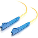 C2G-30m LC-LC 9/125 OS1 Simplex Singlemode PVC Fiber Optic Cable (LSZH) - Yellow