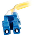 C2G 98.4ft (30m) LC-LC 9/125 OS2 Duplex Single-Mode PVC Fiber Optic Cable - Yellow