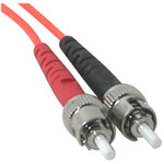 C2G-3m MTRJ-ST 62.5/125 OM1 Duplex Multimode PVC Fiber Optic Cable - Orange