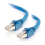 C2G 100 ft Cat6 Snagless Solid Shielded Ethernet Network Patch Cable - Blue