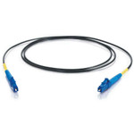 C2G-10m LC-LC 9/125 OS1 Simplex Singlemode PVC Fiber Optic Cable - Black