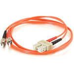 C2G-10m SC-ST 62.5/125 OM1 Duplex Multimode Fiber Optic Cable (TAA Compliant) - Orange