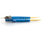 C2G-6m LC-ST 9/125 OS1 Simplex Singlemode PVC Fiber Optic Cable (LSZH) - Yellow