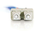 C2G-2m SC-SC 62.5/125 OM1 Duplex Multimode PVC Fiber Optic Cable - Blue