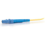 C2G-4m LC-LC 9/125 OS1 Simplex Singlemode Fiber Optic Cable (Plenum-Rated) - Yellow C2G-4m LC-LC 9/125 OS1 Simplex Singlemode Fiber Optic Cable (Plenum-Rated) - Yellow