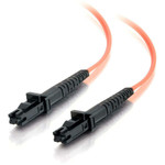 C2G-4m MTRJ-MTRJ 62.5/125 OM1 Duplex Multimode PVC Fiber Optic Cable - Orange