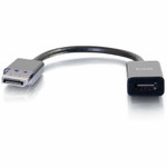 C2G 8in DisplayPort to HDMI Adapter - DP to HDMI Adapter - DisplayPort 1.2a HDMI 1.4b - 4K 30Hz - M/F
