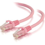 C2G-25ft Cat5e Snagless Unshielded (UTP) Network Patch Cable - Pink