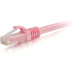 C2G-25ft Cat5e Snagless Unshielded (UTP) Network Patch Cable - Pink