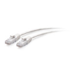C2G 1ft (0.3m) Cat6a Snagless Unshielded (UTP) Slim Ethernet Patch Cable - White