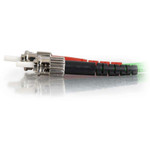 C2G-5m ST-ST 62.5/125 OM1 Duplex Multimode PVC Fiber Optic Cable - Green