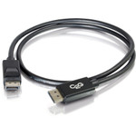 C2G 10ft Ultra High Definition DisplayPort Cable with Latches - 8K DisplayPort Cable - M/M
