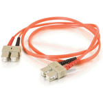 C2G 10m SC-SC 62.5/125 OM1 Duplex Multimode PVC Fiber Optic Cable (LSZH) - Orange