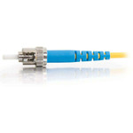 C2G-2m ST-ST 9/125 OS1 Simplex Singlemode Fiber Optic Cable (Plenum-Rated) - Yellow