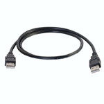 C2G 2m USB 2.0 A Male to A Male Cable - Black (6.6 ft)