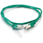 C2G-5ft Cat5e Molded Shielded (STP) Network Patch Cable - Green