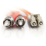 C2G-5m LC-ST 62.5/125 OM1 Duplex Multimode Fiber Optic Cable (TAA Compliant) - Orange