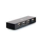 C2G 4-Port USB-A Hub with 5V 2A Power Supply
