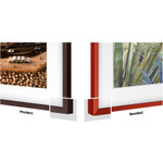 Samsung (2021) 65" The Frame Customizable Bezel - Beveled Brick Red