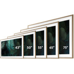 Samsung (2021) 50" The Frame Customizable Bezel - Modern Teak