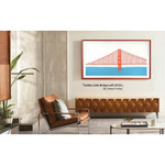 Samsung (2021) 65" The Frame Customizable Bezel - Modern Teak