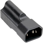 Tripp Lite Computer Power Cord Adapter 10A 125V NEMA 5-15R to C14 Black