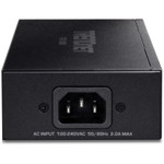 TRENDnet 10G PoE++ Injector, Supplies PoE (15.4W), PoE+ (30W), or PoE++ (90W), Converts a Non-PoE Port To A PoE ++ 10G port, Metal Housing, Black, TPE-319GI