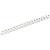 Fellowes Plastic Combs - Round Back 1/2" 90 sheets White 100 pk