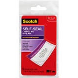 Scotch Self-Sealing Laminating Glossy Tag Pouches