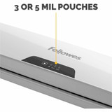 Fellowes Halo&trade; 125 Thermal Laminator for Home, School or Office with 25 Pouch Starter Kit, Easy to Use, 1 Minute Warm-Up, Jam Free