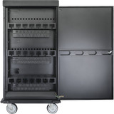 Manhattan UVC Charging Sanitizing Cart with 48 USB-A Ports and 48 AC Outlets