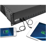 Tripp Lite 16-Port USB Charging Station with Syncing, 230V, 5V 40A (200W) USB Charger Output, 2U Rack-Mount