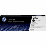 HP 78A 2-pack Black Original LaserJet Toner Cartridges