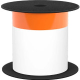 Brother 4in Orange 0.5in Header Continuous Standard Vinyl Label