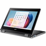 Acer TravelMate B3 Spin 11 B311R-33 TMB311R-33-C758 11.6" Touchscreen Convertible 2 in 1 Notebook - HD - 1366 x 768 - Intel N100 Quad-core (4 Core) - 4 GB Total RAM - 4 GB On-board Memory - 128 GB SSD - Black