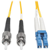 Tripp Lite N368-05M-P 5M Duplex Singlemode 9/125 Fiber Optic Patch Cable Plenum LC/ST 16' 16ft 5 Meter