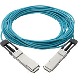 Tripp Lite N28F-10M-AQ QSFP+ to QSFP+ Active Optical Cable - 40Gb, AOC, M/M, Aqua, 10 m (32.8 ft.)