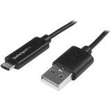 StarTech USBAUBL1M 1m 3 ft Micro-USB Cable with LED Charging Light - M/M - USB to Micro USB Cable