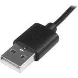 StarTech USBAUBL1M 1m 3 ft Micro-USB Cable with LED Charging Light - M/M - USB to Micro USB Cable