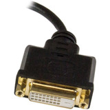 StarTech HDDDVIMF8IN Micro HDMI to DVI Adapter, Micro HDMI to DVI Converter, Micro HDMI Type-D Device to DVI-D Monitor/Display, 8in (20cm) Cable