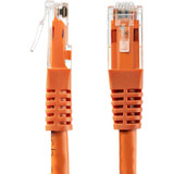 StarTech C6PATCH100OR 100ft CAT6 Ethernet Cable - Orange Molded Gigabit - 100W PoE UTP 650MHz Category 6 Patch Cord UL Certified Wiring/TIA