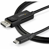 StarTech CDP2DP141MBD 3ft (1m) USB C to DisplayPort 1.4 Cable 8K 60Hz/4K - Reversible DP to USB-C or USB-C to DP Video Adapter Cable HBR3/HDR/DSC