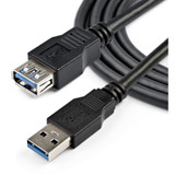 StarTech USB3SEXT2MBK 2m Black SuperSpeed USB 3.0 (5Gbps) Extension Cable A to A - M/F